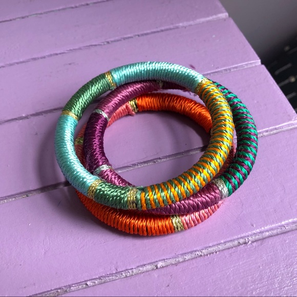 Set of 3 Loft wrapped bangles! - Picture 2 of 3